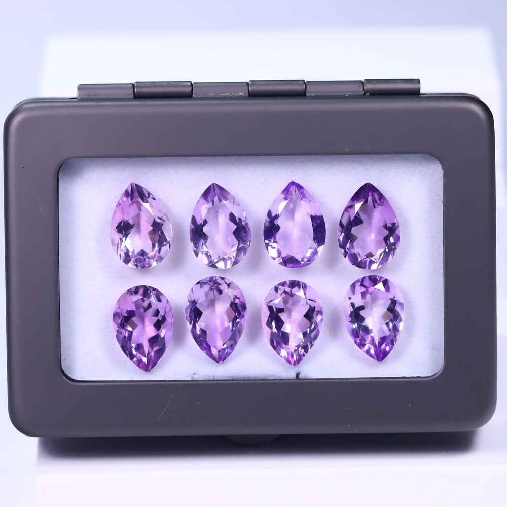 38.91Ct Amethyst Set - Polished Faceted: Ksmith Jewels Global Welcome to our auction house, today auction brought to you by Ksmith Jewels Global based in Penang, Malaysia specialize in all kinds of opal and color gemstone both in manufacturi