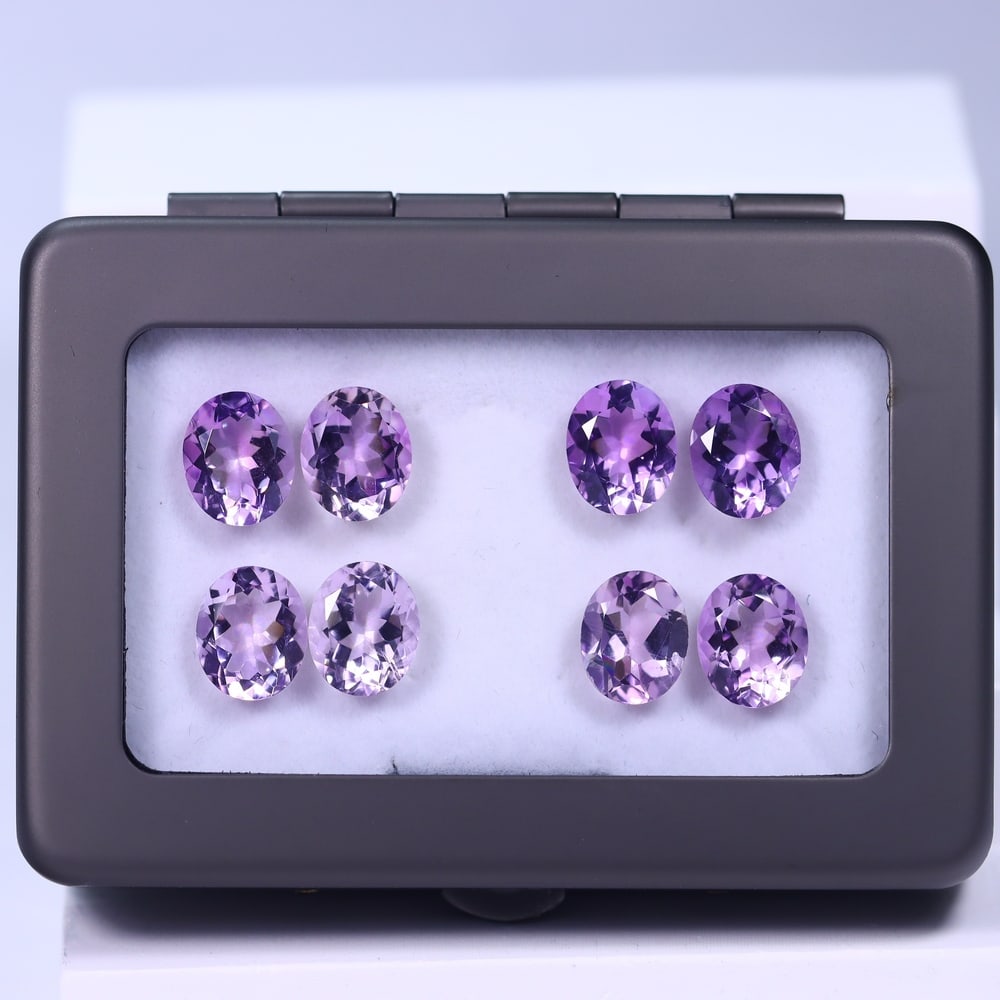 25.97Ct Amethyst Set - Polished Faceted: Ksmith Jewels Global Welcome to our auction house, today auction brought to you by Ksmith Jewels Global based in Penang, Malaysia specialize in all kinds of opal and color gemstone both in manufacturi