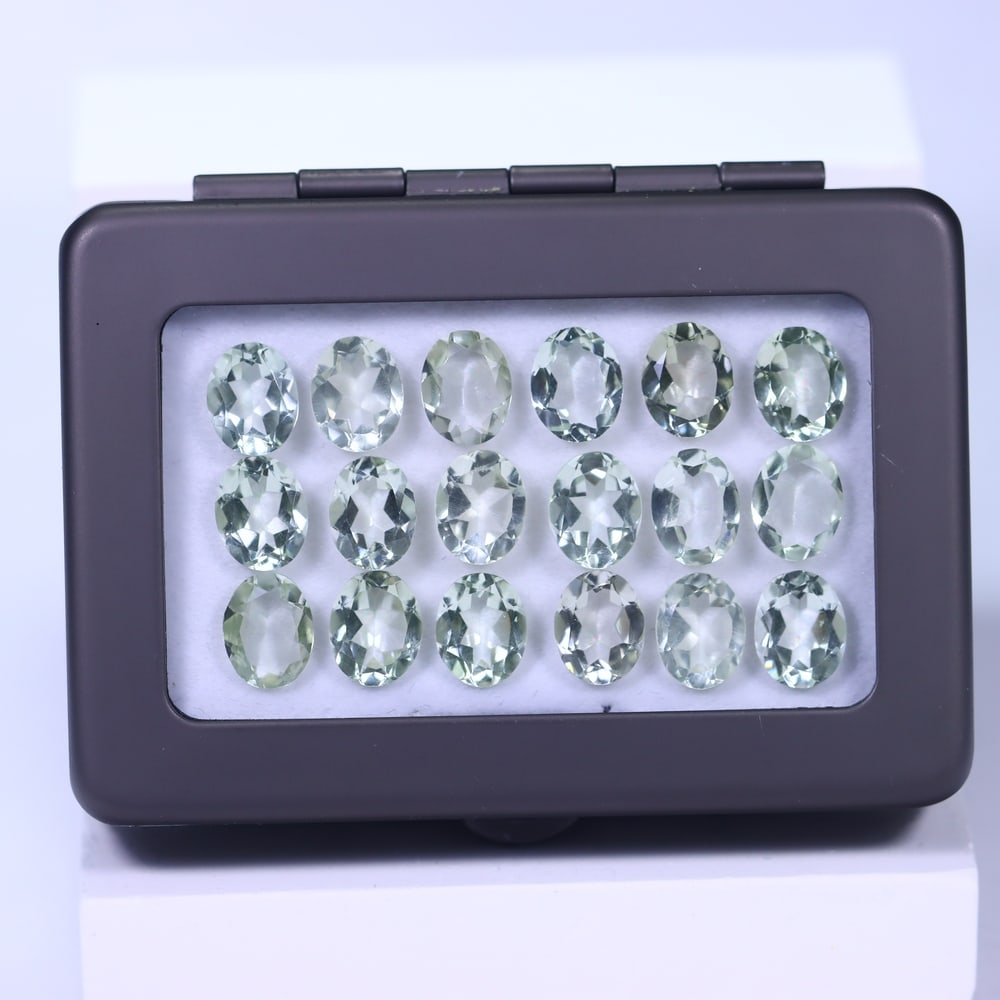 41.44Ct Green Amethyst Set - Polished Faceted: Ksmith Jewels Global Welcome to our auction house, today auction brought to you by Ksmith Jewels Global based in Penang, Malaysia specialize in all kinds of opal and color gemstone both in manufacturi