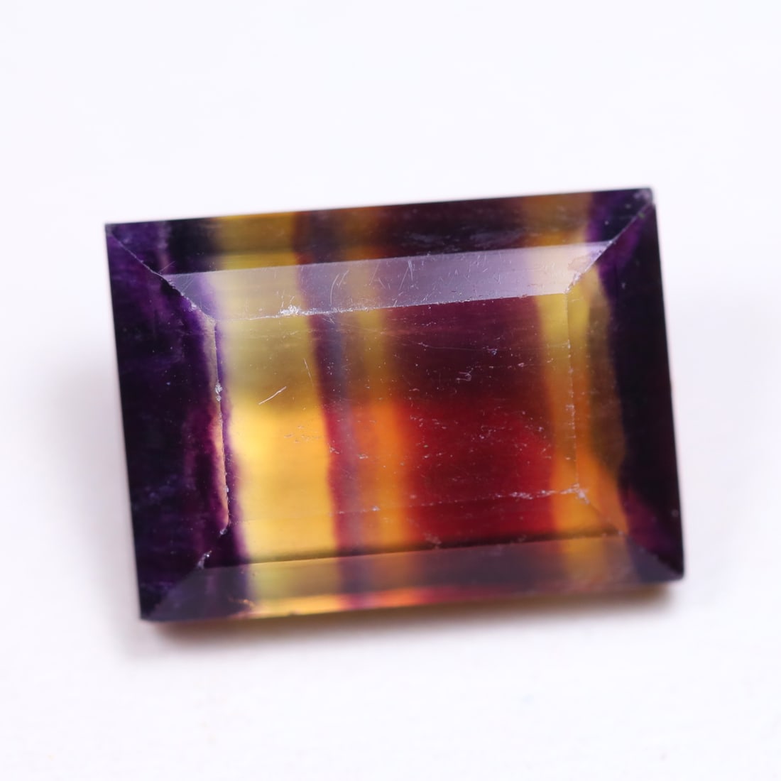 Fluorite 9.80Ct Natural Rectangle Fluorite Faceted Gemstone OT6896: Ksmith Jewels Global Welcome to our auction house, today auction brought to you by Ksmith Jewels Global based in Penang, Malaysia specialize in all kinds of opal and color gemstone both in manufacturi