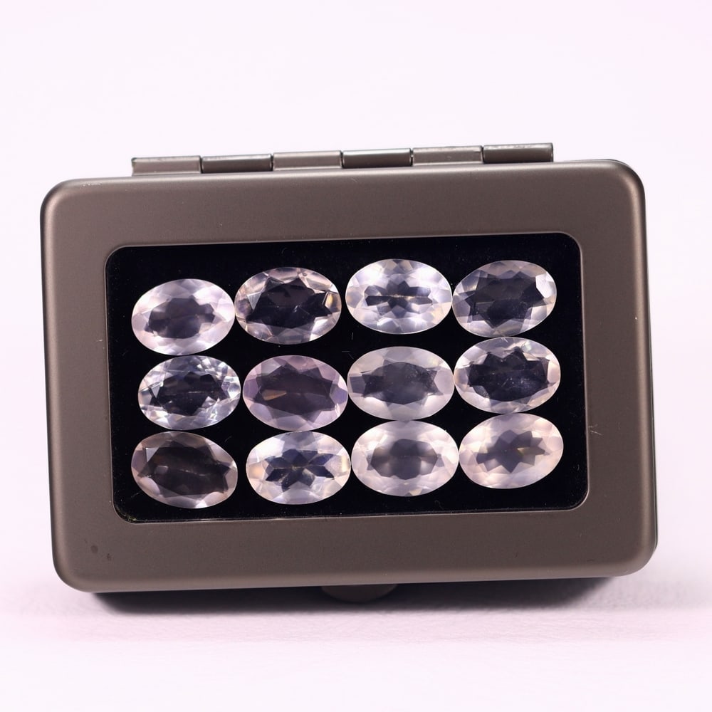 53.18Ct Rose Quartz Set - Polished Faceted (1 of 2)