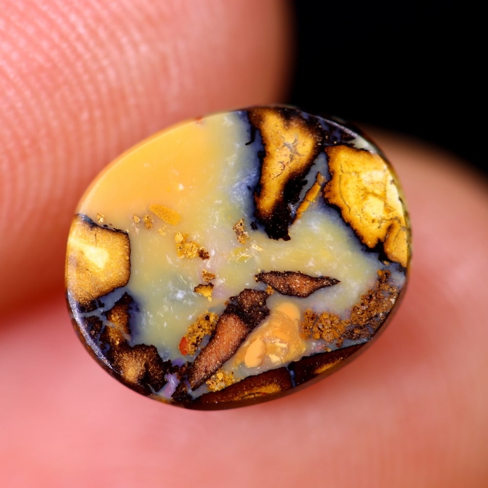 2.12Ct Koroit Boulder Opal Polished - Australian Opal - Oval Cabochon: Ksmith Jewels Global Welcome to our auction house, today auction brought to you by Ksmith Jewels Global based in Penang, Malaysia specialize in all kinds of opal and color gemstone both in manufacturi