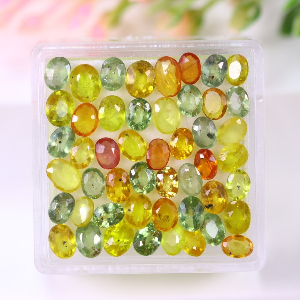 10.48Ct Fancy Sapphire Calibrated Set - Polished Faceted: Ksmith Jewels Global Welcome to our auction house, today auction brought to you by Ksmith Jewels Global based in Penang, Malaysia specialize in all kinds of opal and color gemstone both in manufacturi