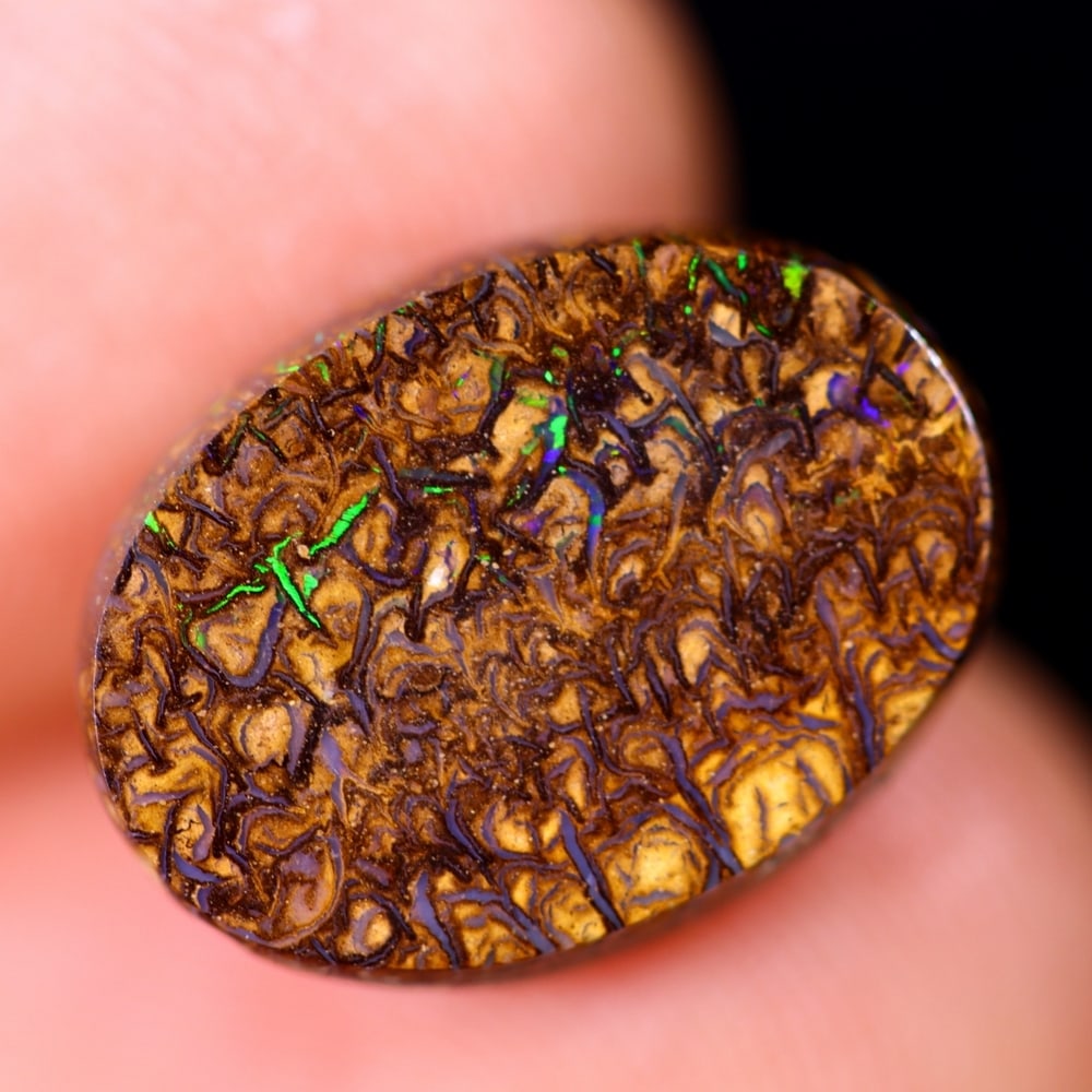 4.31Ct Koroit Boulder Opal Polished - Australian Opal - Oval Cabochon: Ksmith Jewels Global Welcome to our auction house, today auction brought to you by Ksmith Jewels Global based in Penang, Malaysia specialize in all kinds of opal and color gemstone both in manufacturi