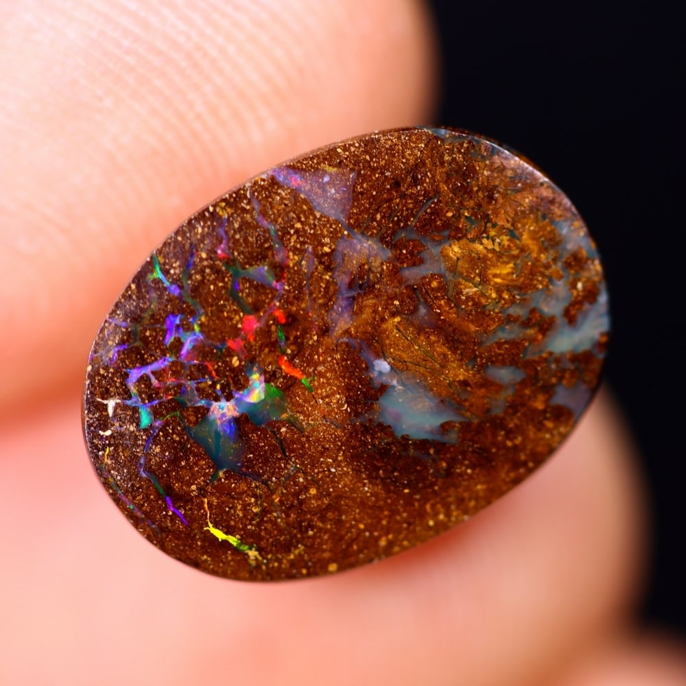 5.38Ct Koroit Boulder Opal Polished - Australian Opal - Oval Cabochon: Ksmith Jewels Global Welcome to our auction house, today auction brought to you by Ksmith Jewels Global based in Penang, Malaysia specialize in all kinds of opal and color gemstone both in manufacturi