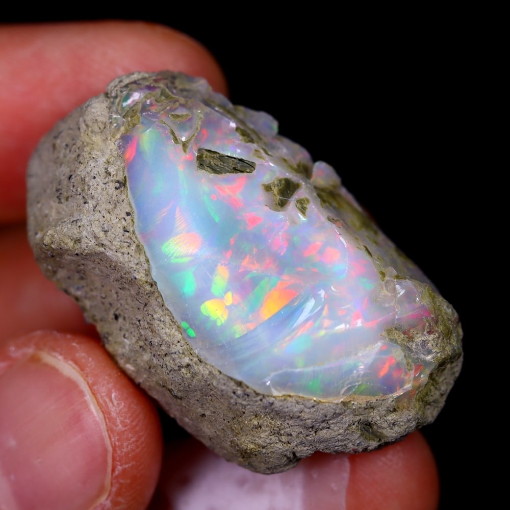 50Ct Rough Opal Specimen - Ethiopian Opal - Mineral Rough (1 of 5)