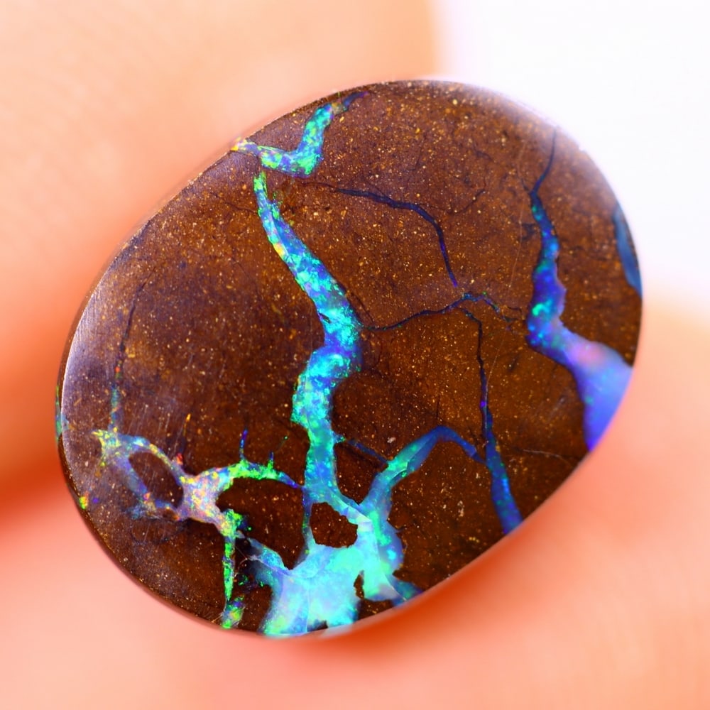 5.09Ct Koroit Matrix Boulder Opal Polished - Australian Opal - Oval Cabochon: Ksmith Jewels Global Welcome to our auction house, today auction brought to you by Ksmith Jewels Global based in Penang, Malaysia specialize in all kinds of opal and color gemstone both in manufacturi