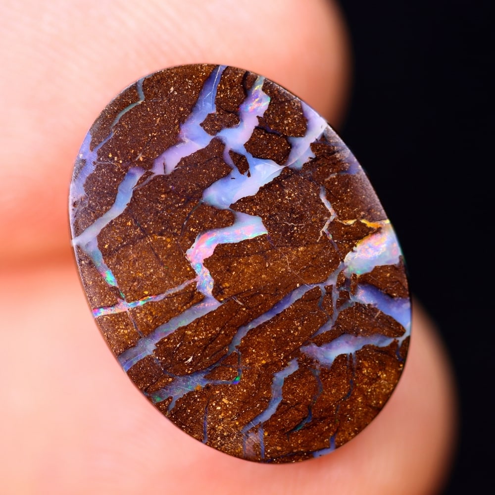 5.57Ct Koroit Boulder Opal Polished - Australian Opal - Oval Cabochon: Ksmith Jewels Global Welcome to our auction house, today auction brought to you by Ksmith Jewels Global based in Penang, Malaysia specialize in all kinds of opal and color gemstone both in manufacturi