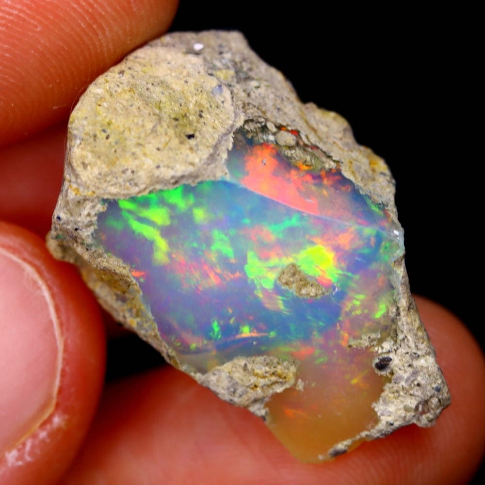 13Ct Rough Opal Specimen - Ethiopian Opal - Mineral Rough: Ksmith Jewels Global Welcome to our auction house, today auction brought to you by Ksmith Jewels Global based in Penang, Malaysia specialize in all kinds of opal and color gemstone both in manufacturi