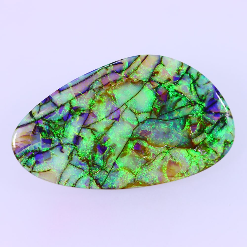 9.07Ct Synthetic Monarch Opal - Polished Cabochon: Ksmith Jewels Global Welcome to our auction house, today auction brought to you by Ksmith Jewels Global based in Penang, Malaysia specialize in all kinds of opal and color gemstone both in manufacturi