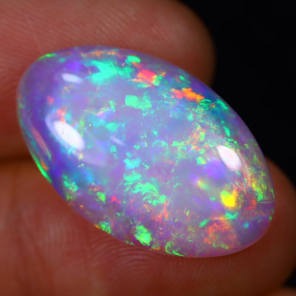 7.42Ct Welo Opal Polished - Ethiopian Opal - Oval Cabochon: Ksmith Jewels Global Welcome to our auction house, today auction brought to you by Ksmith Jewels Global based in Penang, Malaysia specialize in all kinds of opal and color gemstone both in manufacturi