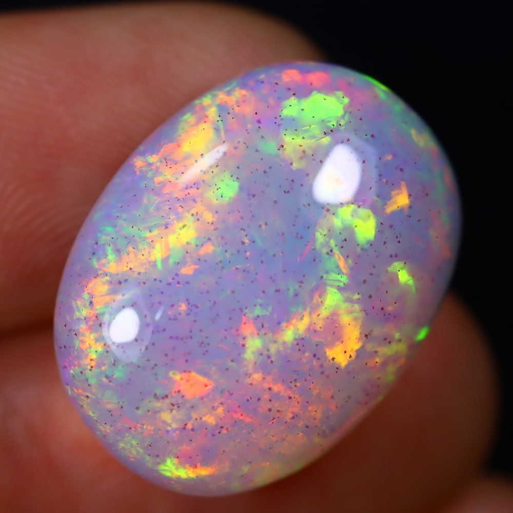 16.23Ct Welo Opal Polished - Ethiopian Opal - Oval Cabochon: Ksmith Jewels Global Welcome to our auction house, today auction brought to you by Ksmith Jewels Global based in Penang, Malaysia specialize in all kinds of opal and color gemstone both in manufacturi