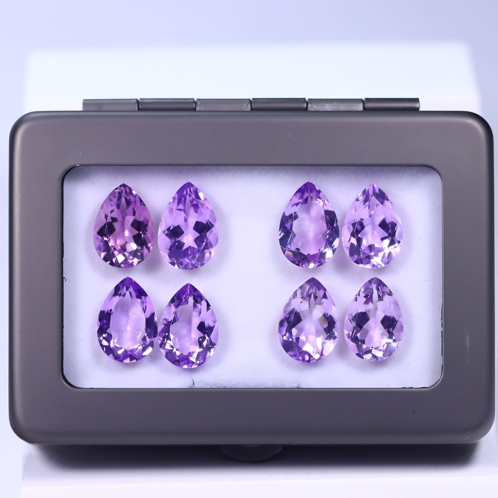 38.36Ct Amethyst Set - Polished Faceted: Ksmith Jewels Global Welcome to our auction house, today auction brought to you by Ksmith Jewels Global based in Penang, Malaysia specialize in all kinds of opal and color gemstone both in manufacturi