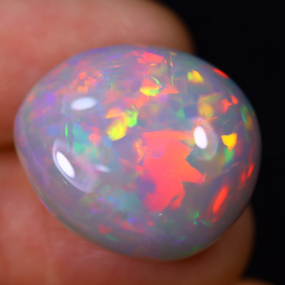 15.78Ct Welo Opal Polished - Ethiopian Opal - Pear Cabochon: Ksmith Jewels Global Welcome to our auction house, today auction brought to you by Ksmith Jewels Global based in Penang, Malaysia specialize in all kinds of opal and color gemstone both in manufacturi