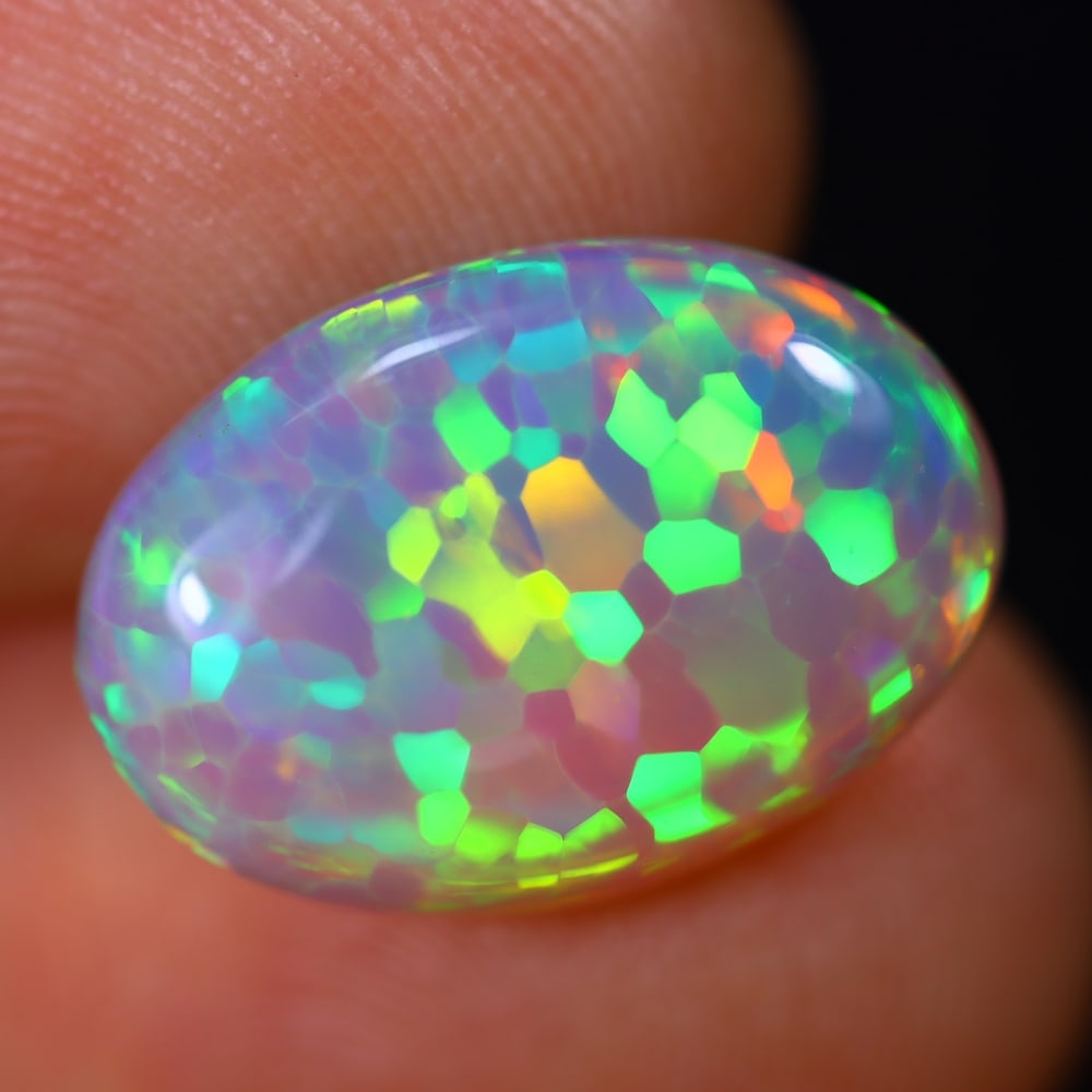 3.80Ct Welo Opal Polished - Ethiopian Opal - Oval Cabochon: Ksmith Jewels Global Welcome to our auction house, today auction brought to you by Ksmith Jewels Global based in Penang, Malaysia specialize in all kinds of opal and color gemstone both in manufacturi