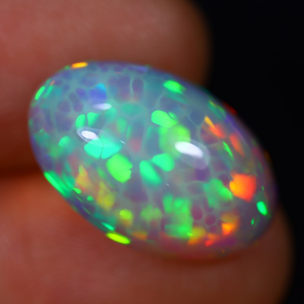 7.03Ct Welo Opal Polished - Ethiopian Opal - Oval Cabochon: Ksmith Jewels Global Welcome to our auction house, today auction brought to you by Ksmith Jewels Global based in Penang, Malaysia specialize in all kinds of opal and color gemstone both in manufacturi