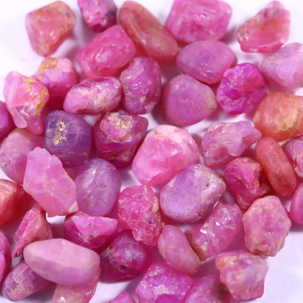 80Ct Raw Ruby Freeform Set - Rough Specimen (1 of 2)