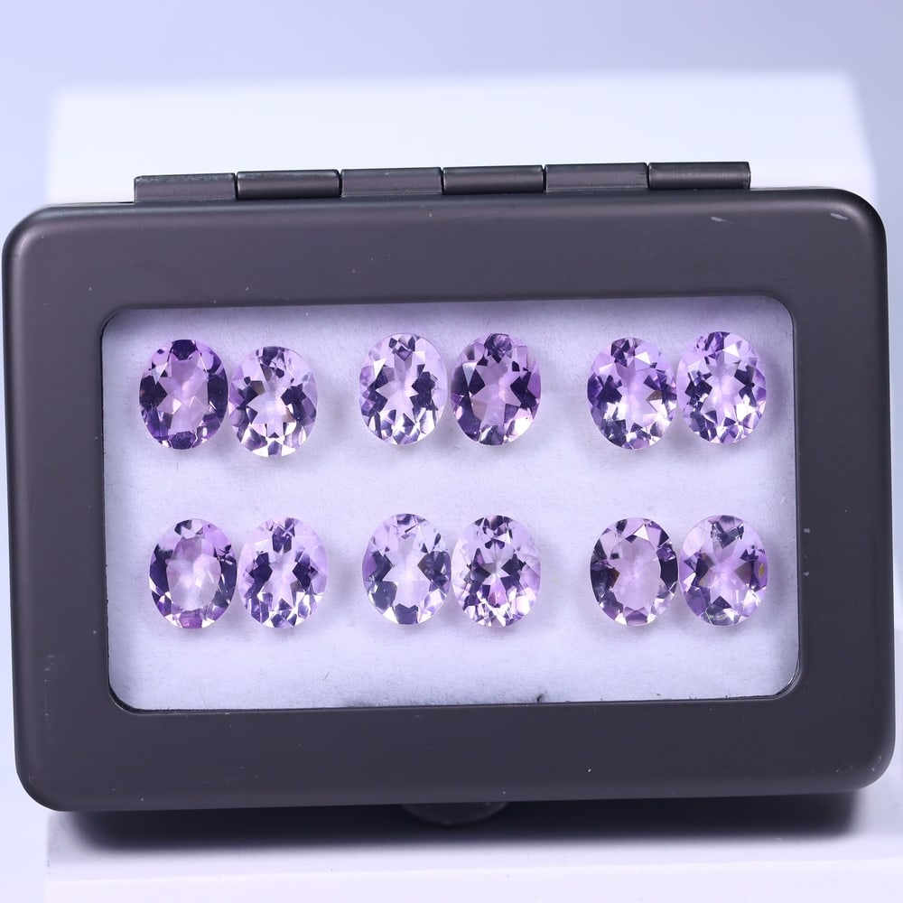 27.48Ct Amethyst Set - Polished Faceted: Ksmith Jewels Global Welcome to our auction house, today auction brought to you by Ksmith Jewels Global based in Penang, Malaysia specialize in all kinds of opal and color gemstone both in manufacturi