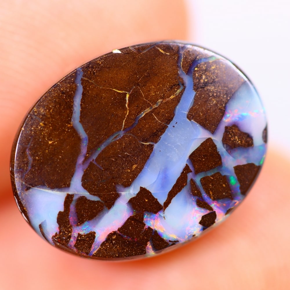 6.16Ct Koroit Boulder Opal Polished - Australian Opal - Oval Cabochon: Ksmith Jewels Global Welcome to our auction house, today auction brought to you by Ksmith Jewels Global based in Penang, Malaysia specialize in all kinds of opal and color gemstone both in manufacturi