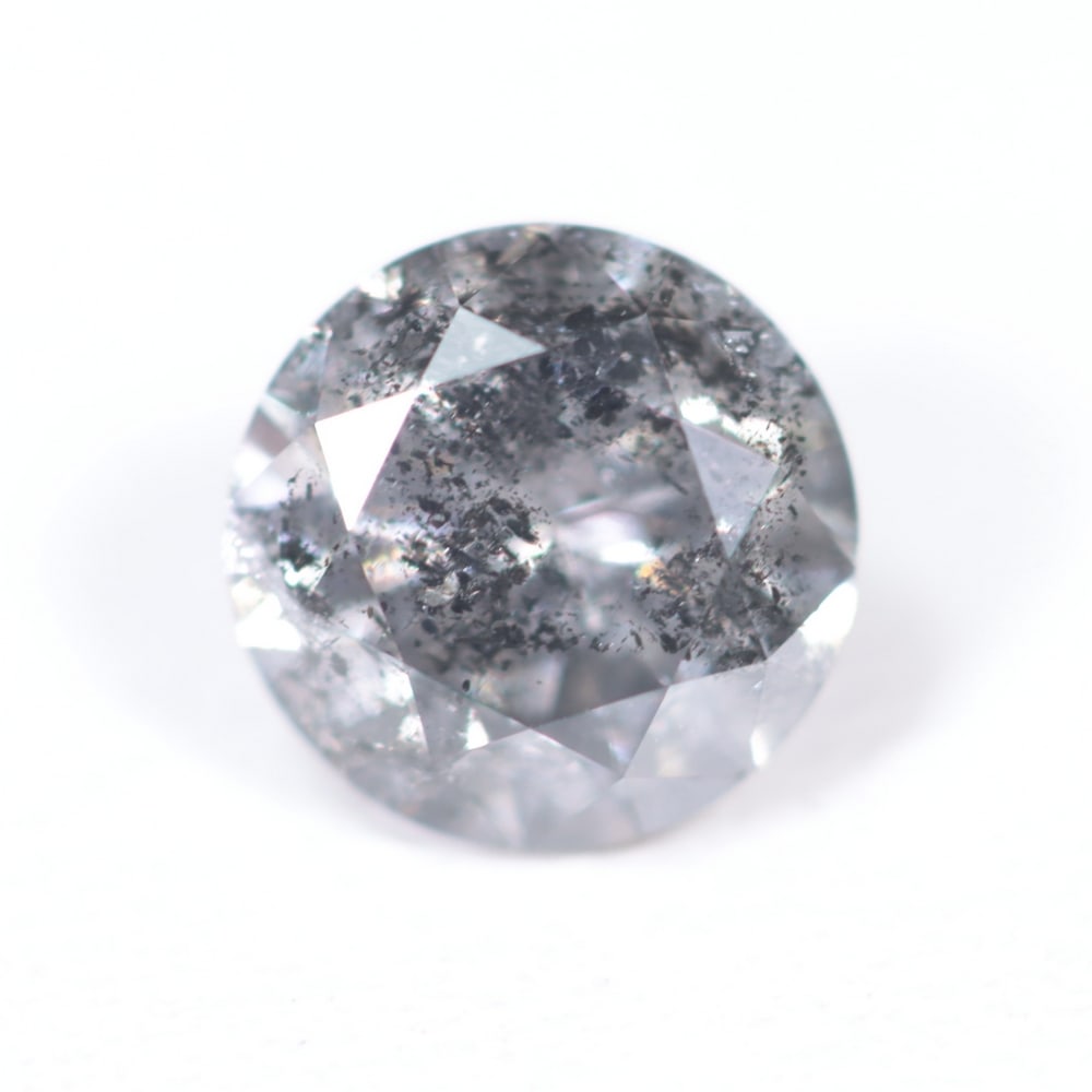 1.03Ct Salt and Pepper Diamond - Polished Faceted: Ksmith Jewels Global Welcome to our auction house, today auction brought to you by Ksmith Jewels Global based in Penang, Malaysia specialize in all kinds of opal and color gemstone both in manufacturi