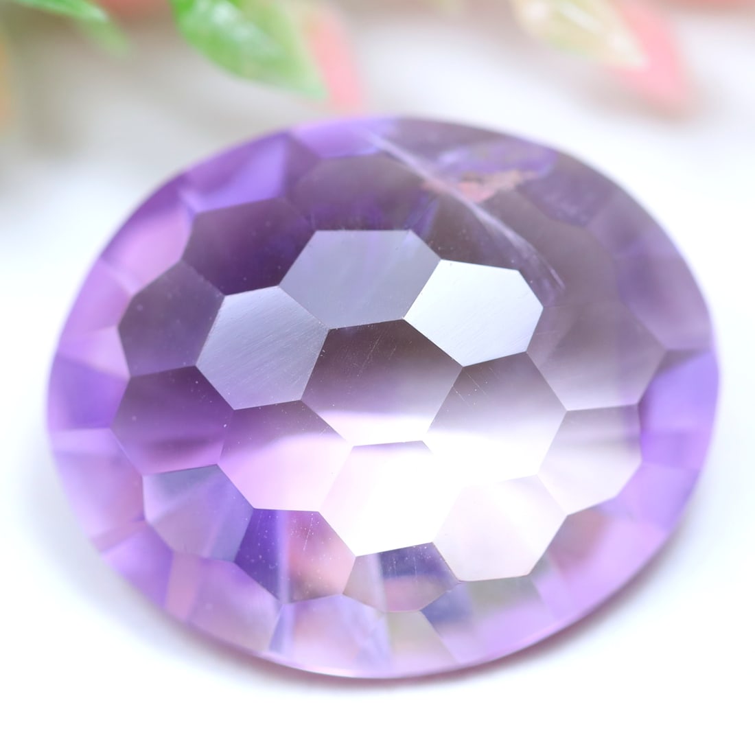 Amethyst 15.05Ct Natural Purple Amethyst Honeycomb Cut OT6967: Ksmith Jewels Global Welcome to our auction house, today auction brought to you by Ksmith Jewels Global based in Penang, Malaysia specialize in all kinds of opal and color gemstone both in manufacturi