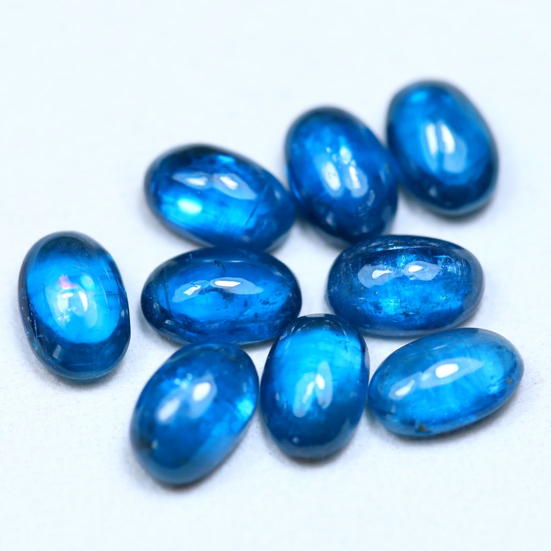 6.18Cts Natural Top Quality Indicolite Kyanite Smooth Cabochon LOT OT6955 (1 of 2)