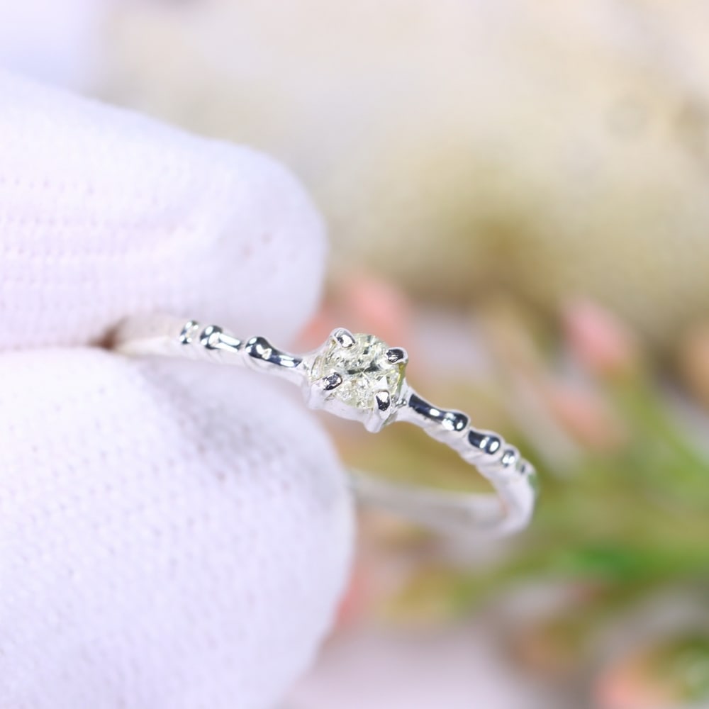 0.79g Natural Diamond Sterling Silver 925 Ring - Size US 5.5 - Total Diamond 0.11ct: Ksmith Jewels Global Welcome to our auction house, today auction brought to you by Ksmith Jewels Global based in Penang, Malaysia specialize in all kinds of opal, diamond and color gemstone both in ma