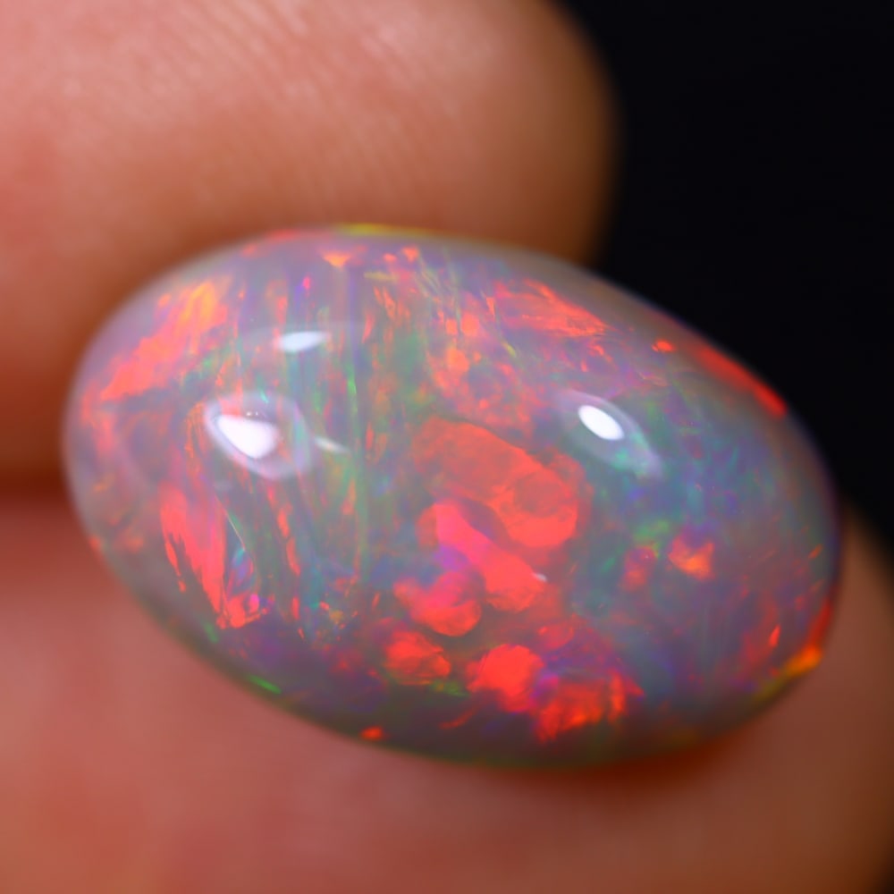 6.68Ct Welo Opal Polished - Ethiopian Opal - Oval Cabochon: Ksmith Jewels Global Welcome to our auction house, today auction brought to you by Ksmith Jewels Global based in Penang, Malaysia specialize in all kinds of opal and color gemstone both in manufacturi