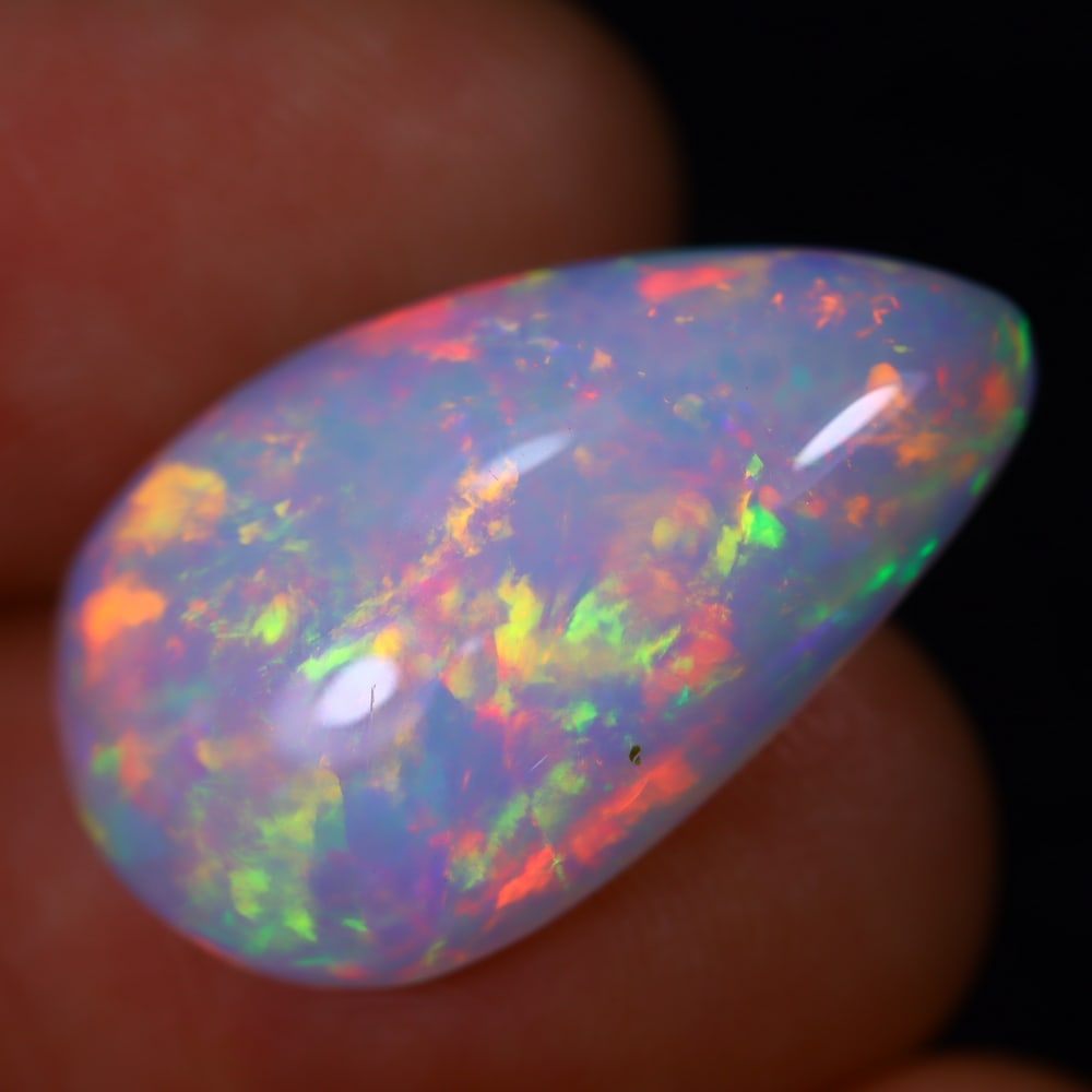 10.82Ct Welo Opal Polished - Ethiopian Opal - Pear Cabochon: Ksmith Jewels Global Welcome to our auction house, today auction brought to you by Ksmith Jewels Global based in Penang, Malaysia specialize in all kinds of opal and color gemstone both in manufacturi