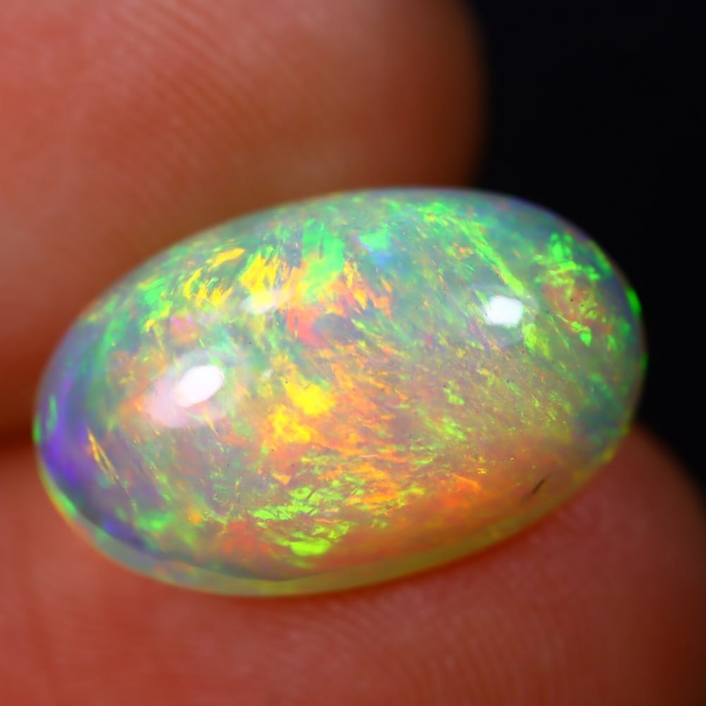 5.01Ct Welo Opal Polished - Ethiopian Opal - Oval Cabochon: Ksmith Jewels Global Welcome to our auction house, today auction brought to you by Ksmith Jewels Global based in Penang, Malaysia specialize in all kinds of opal and color gemstone both in manufacturi