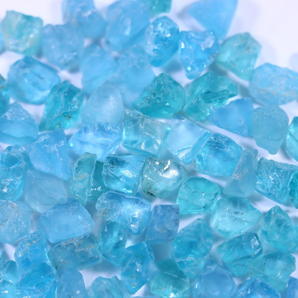 69Ct Raw Paraiba Blue Apatite Freeform Set - Rough Specimen: Ksmith Jewels Global Welcome to our auction house, today auction brought to you by Ksmith Jewels Global based in Penang, Malaysia specialize in all kinds of opal and color gemstone both in manufacturi