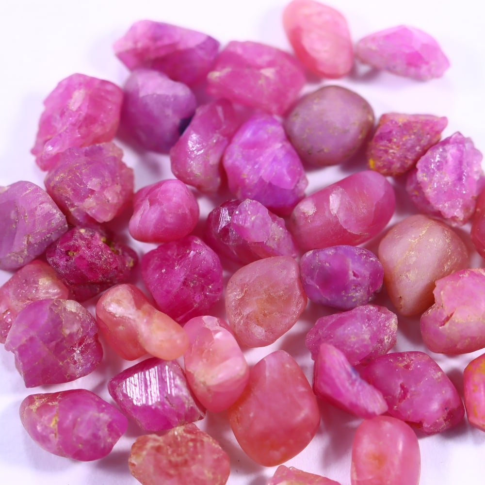 61Ct Raw Ruby Freeform Set - Rough Specimen (1 of 2)
