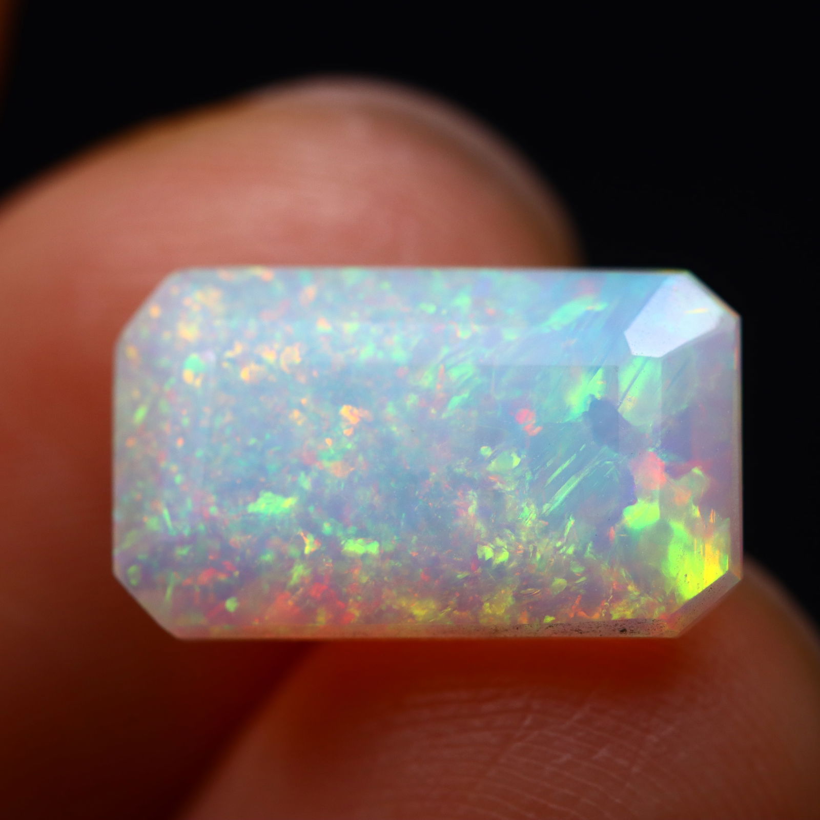 2.44Ct Natural Flashy Rainbow Ethiopian Welo Opal (1 of 4)