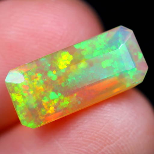 1.98ct Natural Flashy Rainbow Ethiopian Welo Opal