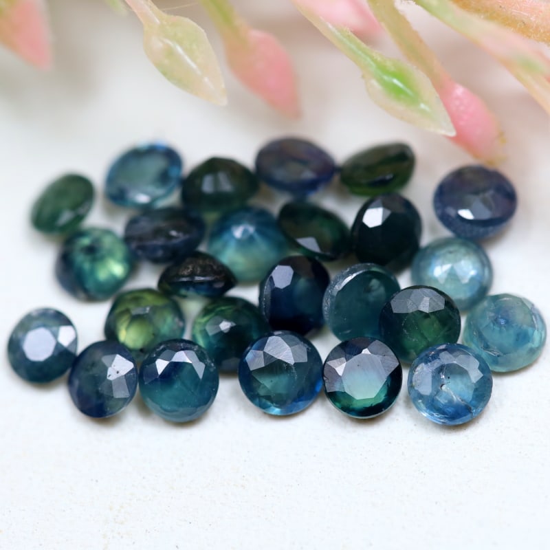 Blue Sapphire 4.47Ct Round Cut Natural Greenish Blue Color Sapphire LOT: Ksmith Jewels Global Welcome to our auction house, today auction brought to you by Ksmith Jewels Global based in Penang, Malaysia specialize in all kinds of opal and color gemstone both in manufacturi