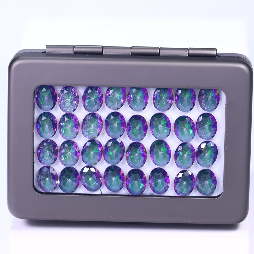 40Ct Mystic Topaz Set - Polished Faceted: Ksmith Jewels Global Welcome to our auction house, today auction brought to you by Ksmith Jewels Global based in Penang, Malaysia specialize in all kinds of opal and color gemstone both in manufacturi