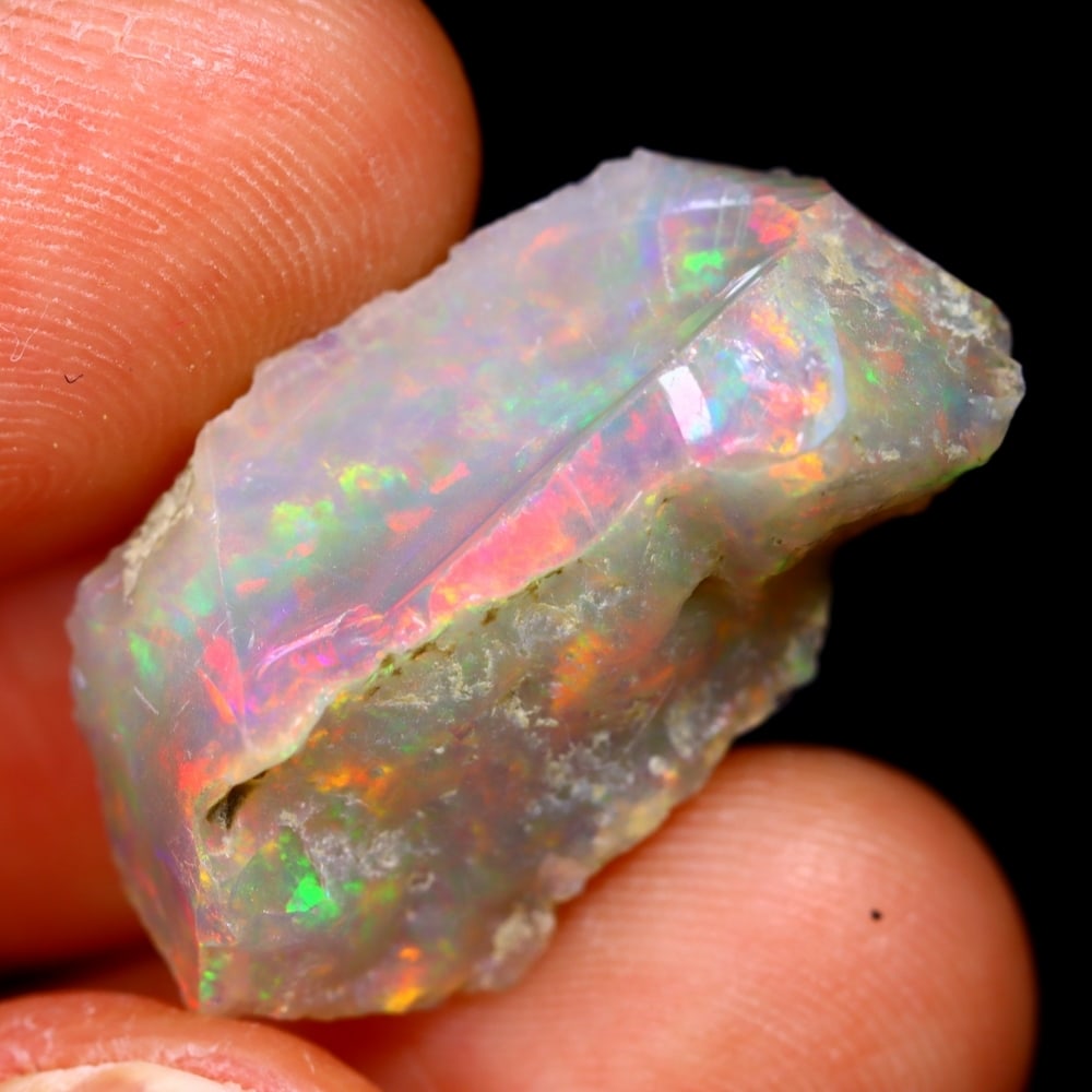 11Ct Rough Opal Specimen - Ethiopian Opal - Mineral Rough: Ksmith Jewels Global Welcome to our auction house, today auction brought to you by Ksmith Jewels Global based in Penang, Malaysia specialize in all kinds of opal and color gemstone both in manufacturi