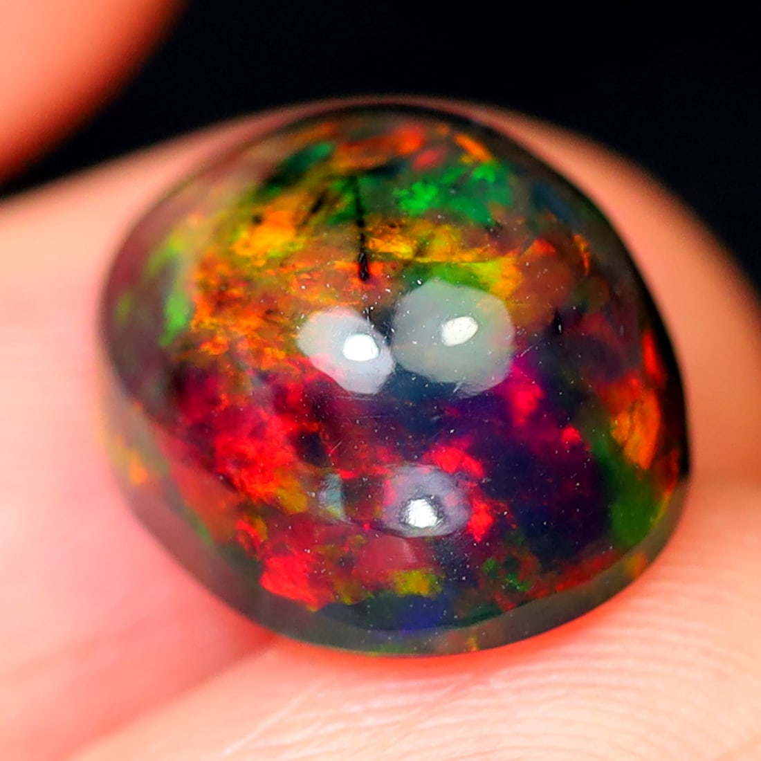 3.36Ct Natural Ethiopian Welo Smoked Opal - Ethiopian Opal - Oval Cabochon (DOB2436): Ksmith Jewels Global Welcome to our auction house, today auction brought to you by Ksmith Jewels Global based in Penang, Malaysia specialize in all kinds of opal and color gemstone both in manufacturi