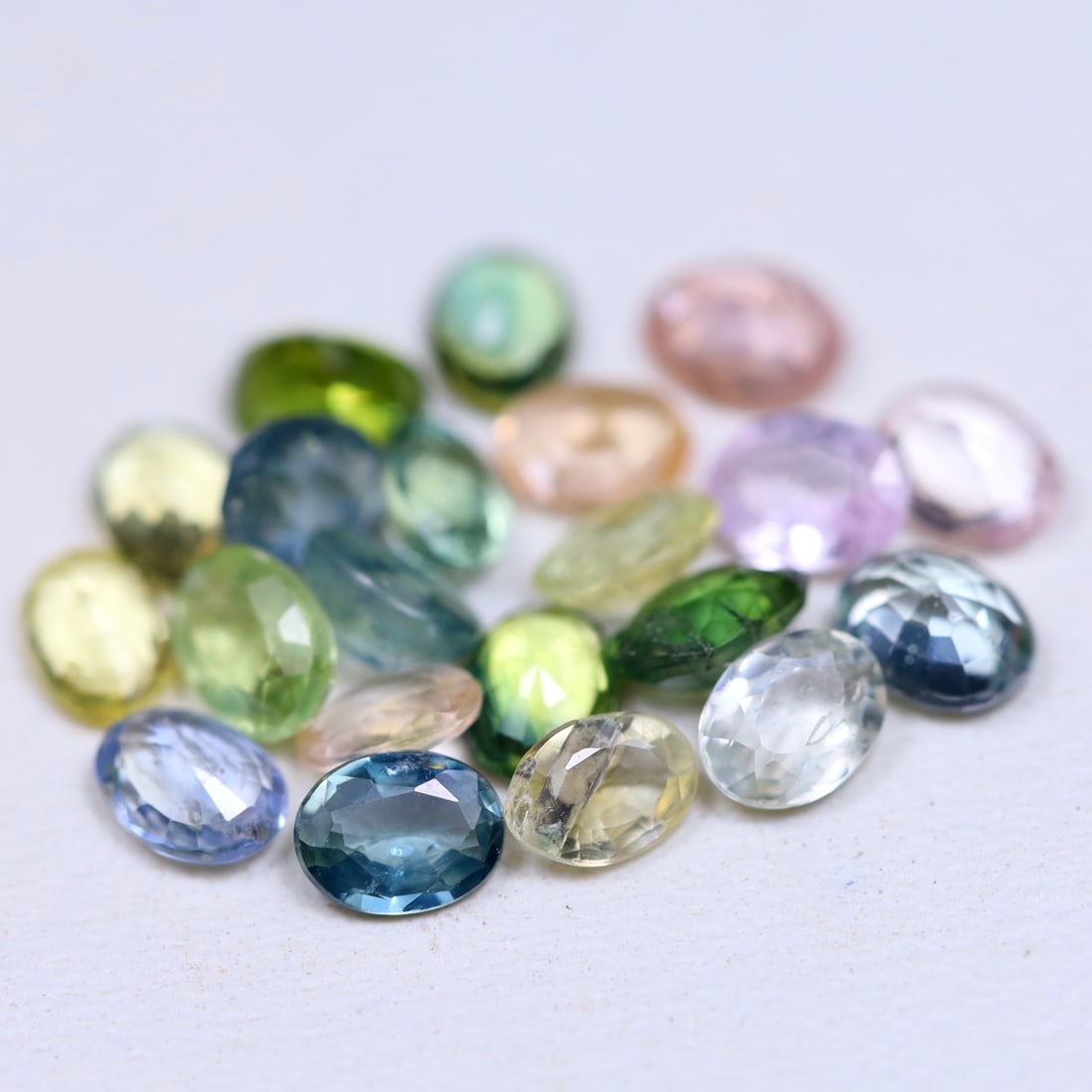 Sapphire 4.66Ct Oval Cut Natural Songea Multi Color Sapphire LOT (OT7024): Ksmith Jewels Global Welcome to our auction house, today auction brought to you by Ksmith Jewels Global based in Penang, Malaysia specialize in all kinds of opal and color gemstone both in manufacturi