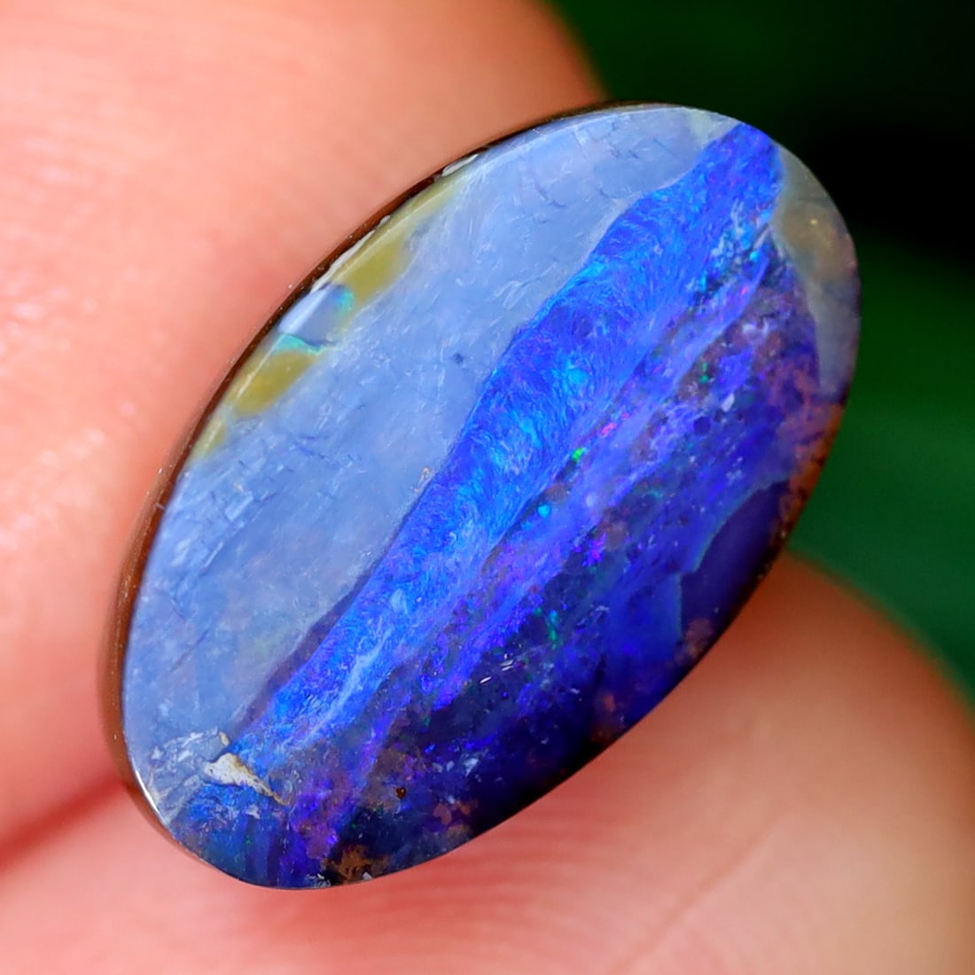 4.34Ct Winton Boulder Opal Polished - Australian Opal - Oval Cabochon: Ksmith Jewels Global Welcome to our auction house, today auction brought to you by Ksmith Jewels Global based in Penang, Malaysia specialize in all kinds of opal and color gemstone both in manufacturi