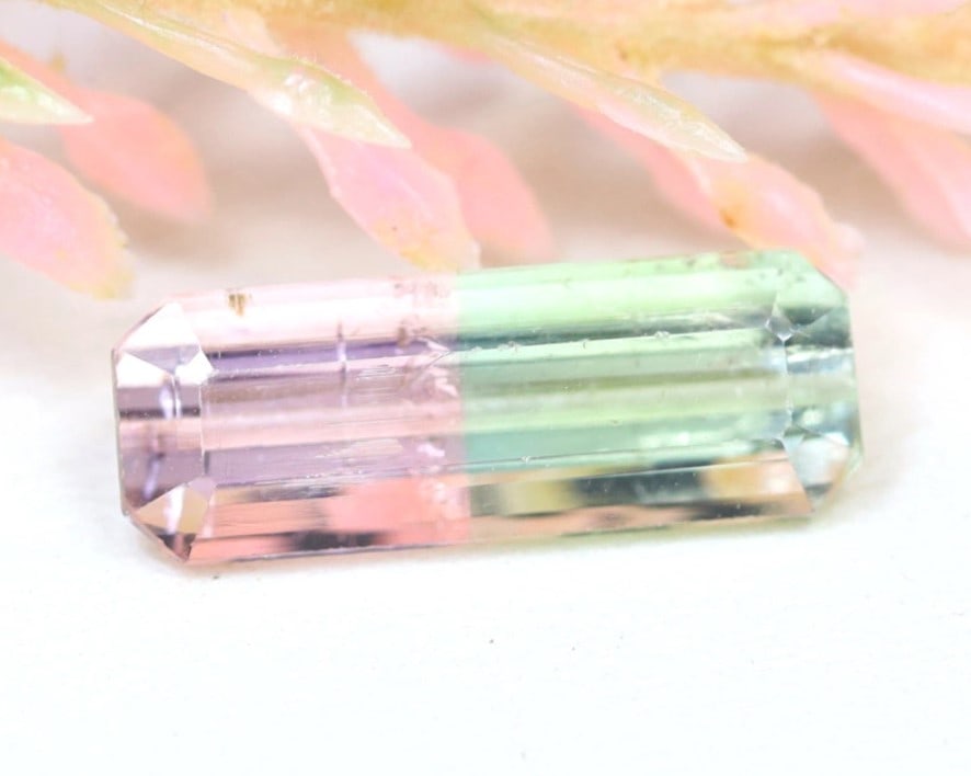 WATERMELON TOURMALINE 3.04Ct Natural Bi-Color Afghanistan Tourmaline TM647(BA): Ksmith Jewels Global Welcome to our auction house, today auction brought to you by Ksmith Jewels Global based in Penang, Malaysia specialize in all kinds of opal and color gemstone both in manufacturi