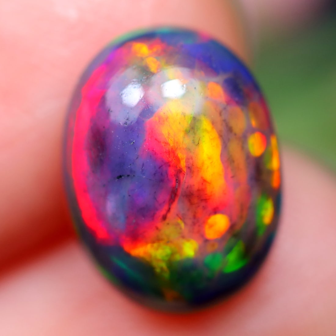 2.04Ct Natural Ethiopian Welo Smoked Opal - Ethiopian Opal Cabochon: Ksmith Jewels Global Welcome to our auction house, today auction brought to you by Ksmith Jewels Global based in Penang, Malaysia specialize in all kinds of opal and color gemstone both in manufacturi