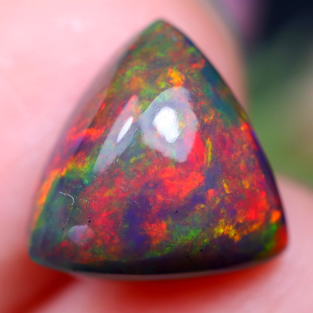 2.98Ct Natural Ethiopian Welo Smoked Opal - Ethiopian Opal Cabochon: Ksmith Jewels Global Welcome to our auction house, today auction brought to you by Ksmith Jewels Global based in Penang, Malaysia specialize in all kinds of opal and color gemstone both in manufacturi