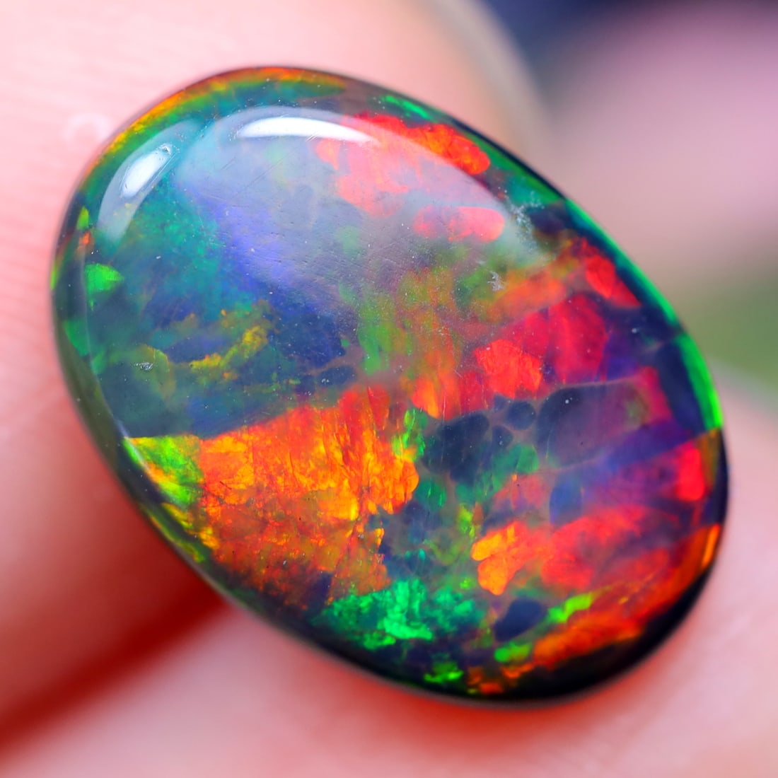 2.15Ct Natural Ethiopian Welo Smoked Opal - Ethiopian Opal Cabochon: Ksmith Jewels Global Welcome to our auction house, today auction brought to you by Ksmith Jewels Global based in Penang, Malaysia specialize in all kinds of opal and color gemstone both in manufacturi