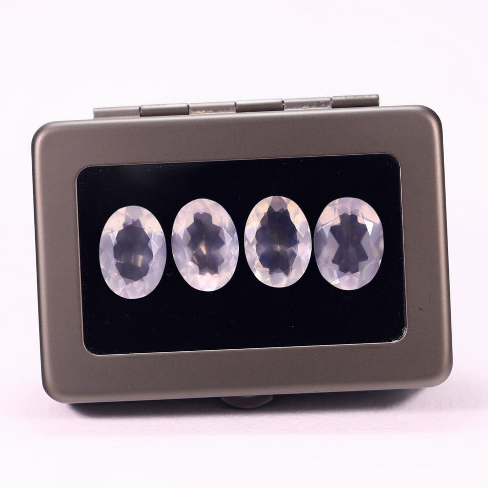 42.41Ct Rose Quartz Set - Polished Faceted (1 of 2)