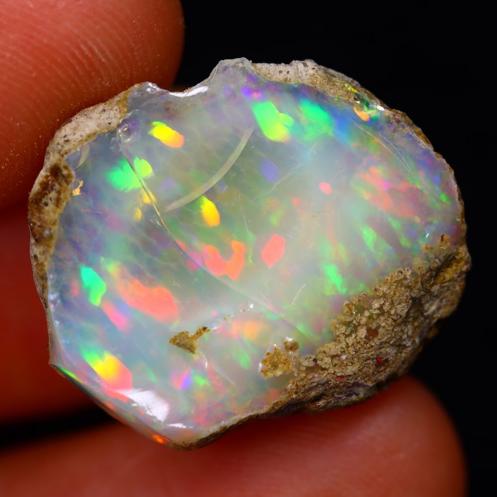 15Ct Rough Opal Specimen - Ethiopian Opal - Mineral Rough: Ksmith Jewels Global Welcome to our auction house, today auction brought to you by Ksmith Jewels Global based in Penang, Malaysia specialize in all kinds of opal and color gemstone both in manufacturi