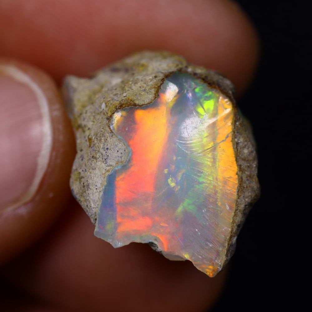 13.7Ct Rough Opal Specimen - Ethiopian Opal - Mineral Rough: Ksmith Jewels Global Welcome to our auction house, today auction brought to you by Ksmith Jewels Global based in Penang, Malaysia specialize in all kinds of opal and color gemstone both in manufacturi