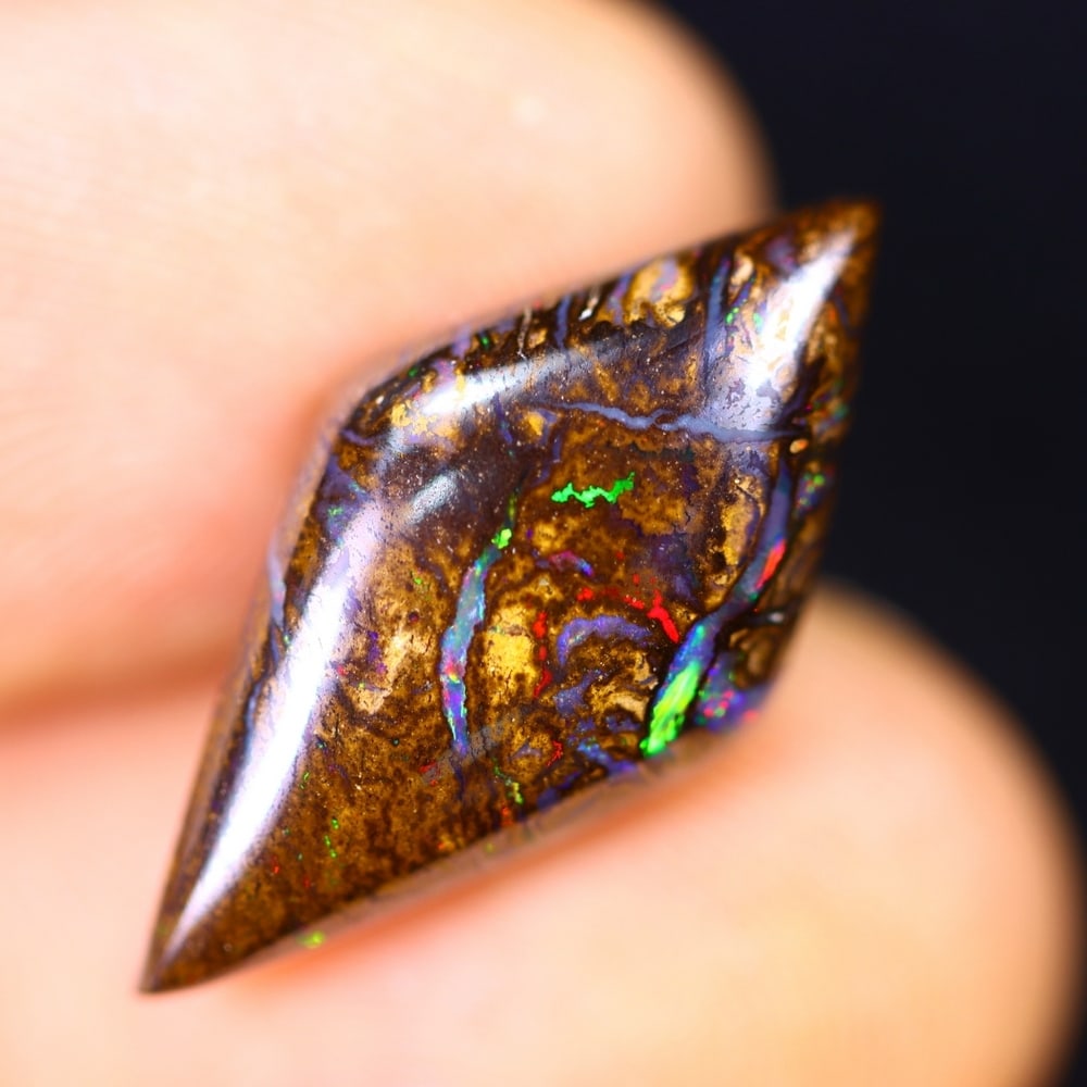 7.44Ct Koroit Boulder Opal Polished - Australian Opal: Ksmith Jewels Global Welcome to our auction house, today auction brought to you by Ksmith Jewels Global based in Penang, Malaysia specialize in all kinds of opal and color gemstone both in manufacturi