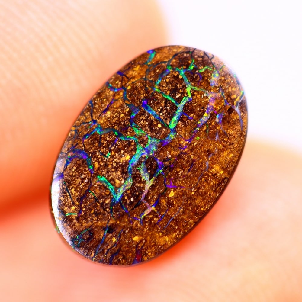 2.48Ct Boulder Opal Polished - Australian Opal - Oval Cabochon: Ksmith Jewels Global Welcome to our auction house, today auction brought to you by Ksmith Jewels Global based in Penang, Malaysia specialize in all kinds of opal and color gemstone both in manufacturi