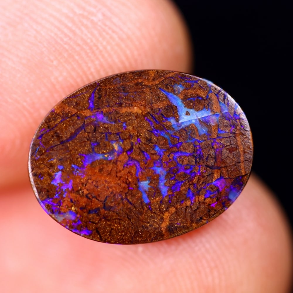 3.40Ct Koroit Boulder Opal Polished - Australian Opal - Oval Cabochon: Ksmith Jewels Global Welcome to our auction house, today auction brought to you by Ksmith Jewels Global based in Penang, Malaysia specialize in all kinds of opal and color gemstone both in manufacturi